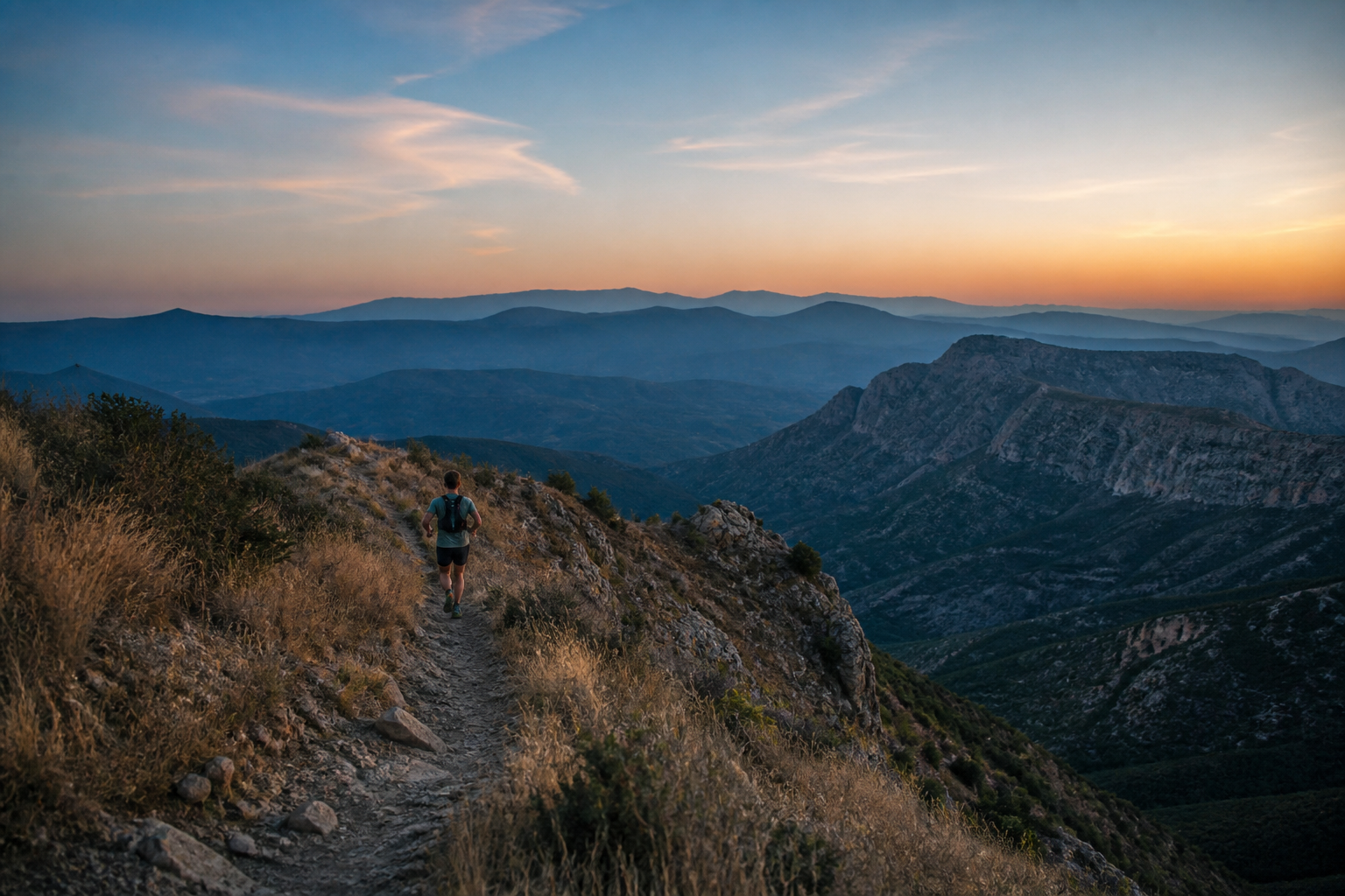 Dawn on the ridges